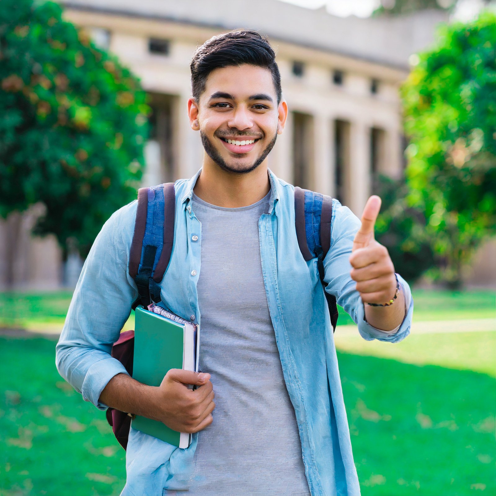 beautiful smiling student photo