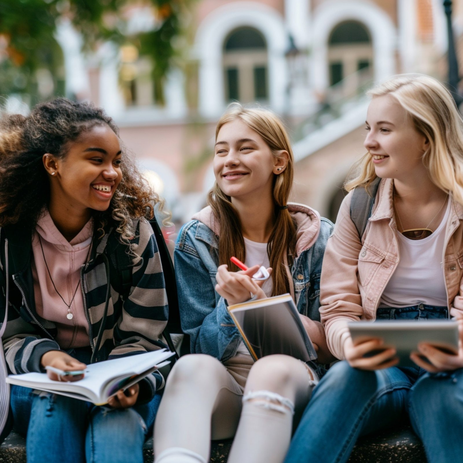 group students are smiling scaled