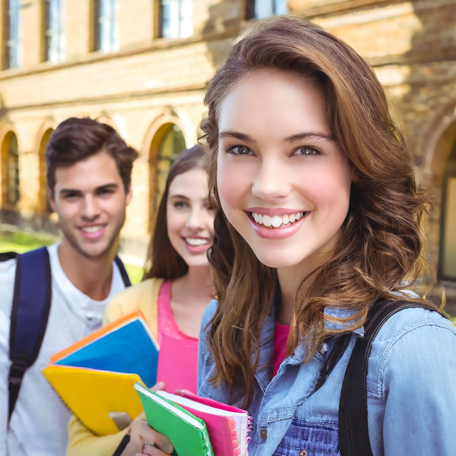 university smiling student ai generative image scaled